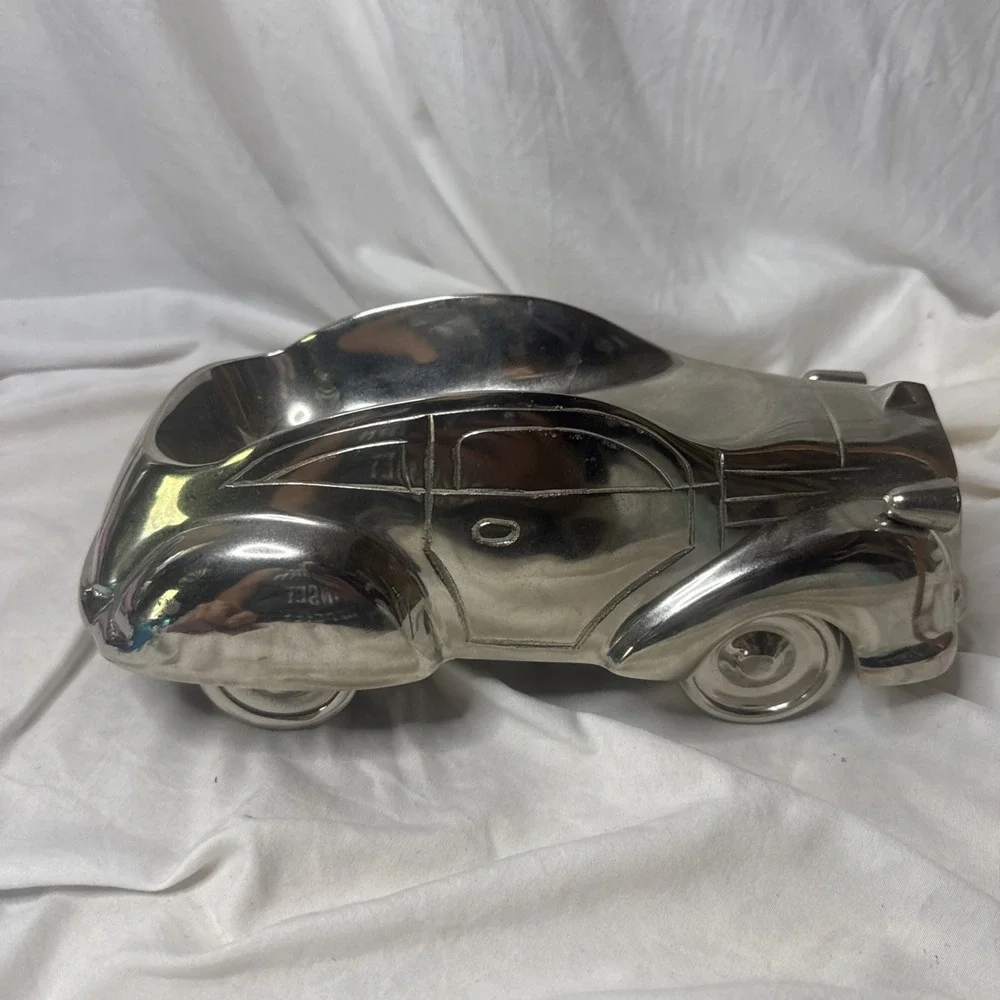 Vintage Godinger Silver Plated Art Deco Car Wine Booze Bottle Holder Caddy Bar